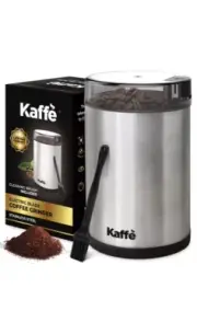 New Kaffe 14Cup Electric Coffee Grinder with Auto On/Off, Stainless Steel