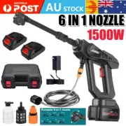 1500W Cordless Electric High Pressure Washer Water Spray Gun Car Cleaner 2025NEW