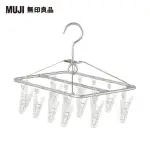 【MUJI 無印良品】鋁角衣架.PC衣夾