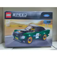 在飛比找蝦皮購物優惠-LEGO 75884 Speed _1968 Ford Mu