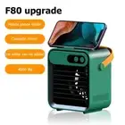 Mini Air Conditioner Fan Portable Air Cooler Home Mobile Phone Holder w/ Handle