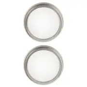 2 Pcs Stainless Steel Sprout Cover Sprouting Jar Lid Strainer and Pouring Mason