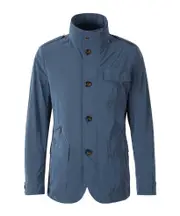 lightweight hooded jacket IT50,IT48 navy blue