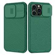 Nillkin For Apple iPhone 15 Pro Case, CamShield Series Slim Stylish Protective Case with Slide Camera Cover (Green)