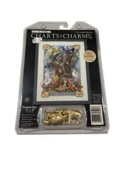 Dimensions "Animal Magnetism" Cross Stitch Charts And Charms 72501
