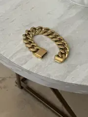 20MM Cuban Miami Link Bracelet Chain Set 18K GP Stainless Steel chain 24”