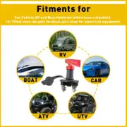 12-24V Car Battery Disconnect Safety Kill Cut-off Switch Brass Cut Terminals Off