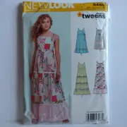 New Look 6466 Tween Girls Sz 8-16 Dress Tunic Sewing Pattern FF & UNCUT