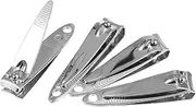 Ipetboom 20pcs Clippers Pedicure Clipper Nail Grooming Clipper Nail Care Cutter Pedicure Trimmer Manicure Cutter Cuticle Clippers Manicure Clipper Plated Metal Silver