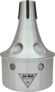 Jo Ral Tenor Trombone Bucket Mute in Aluminum for Large Bell