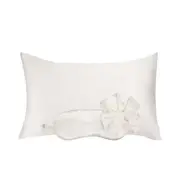 KISMETICS - Vegan Silk Sleep Set, Silky Pillowcase with Large Scrunchie and Eye
