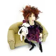 Cloth Art Doll Pattern "Lola and Nelson" by Jill Maas