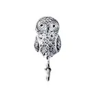 Baby Standing Owl Single Wall Hook Animal Shaped Coat Hat Hook Heavy Duty Decora