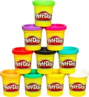 Play-Doh Bulk 10-Pack Case of Assorted 10 Count(Pack 1), Multicolor