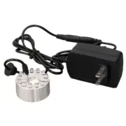 Mist Maker 12 LED Mister Fogger Water Fountain Pond Fog Machine Atomizer Air
