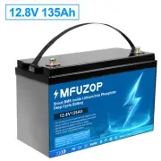 135Ah 12V LiFePO4 Lithium Iron Phosphate Battery Rechargeable BMS Camping RV