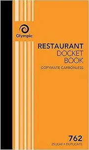 Olympic Carbonless Restaurant Docket Book NO.762 93x165