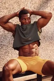 [O414] Male Model Showing Off Body To Viewer Fine Art Hunky Physique
