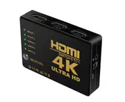 5 Port 4K HDMI Splitter Switch Switcher Hub Box Adapter HDTV Ultra HD 4K 60Hz