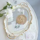 Ellipse Antique Decorative Mirror Tray, Makeup Organizer, Jewelry Organizer