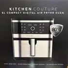 Brand New In Box -8L- Kitchen Couture Digital Air Fryer - Silver (10005064)