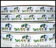 3yds 5/8" or 7/8" Cartoon Beagle St. Patrick's Day Parade Grosgrain Ribbon