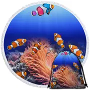 Clownfish Fish Beach Towel