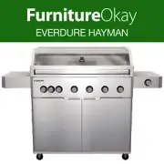 Everdure Hayman 6-Burner Gas BBQ with Trolley