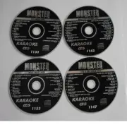 KARAOKE MALE 4 DISCS CD+G MONSTER HITS new 70' 80' 90'Vol-1133,1143,1147,1153