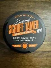 Wild Willies Beard Scruff Tamer, Beard Styling Cream, 2 fl oz
