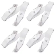 4 Pcs Bed Sheet Clips Adjustable Fitted Holder Quilt Cover Fixator