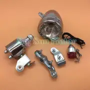 80cc Bicycle Motorized Bike Tricycle Friction generator Dynamo Head Tail Light