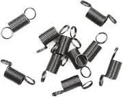 10/20pcs DIY Toys 30MM 4 Mm Stainless Steel Small Tension Spring with Hook for Tensile(4 mm 10pcs)