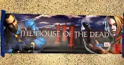 NOS Sega HOUSE OF THE DEAD III marquee translite for DELUXE cabinet