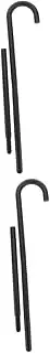 GOOHOCHY 2pcs Magician Performance Crutch Stick Party Prop Decorative Halloween Stick