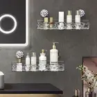 Drainage Rack Wall-mounted Rack Caddy Suction Cup Shelf Capacity Bathroom