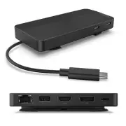 Lenovo USB C Dual Display Travel Dock 100W PD with 7 Ports for 4K Output