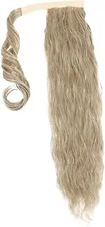 FRCOLOR Invisible Seamless Hair Extensions Long Curly Ponytail Wig Hair Supply High-temperature Material Natural Look