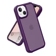 Iphone 15 Case,Military Grade Drop Protection,Heavy Duty Full-Body Shockproof Phone Case-Purple