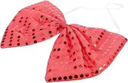 [ifundom] Novelty Bow Ties Men's Pre-tied Bow Tie Red Bowtie Set for Carnival Themes and Parties
