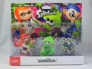 Nintendo Amiibo - Inkling Girl / Squid / Boy 3 Pack - Splatoon Sealed