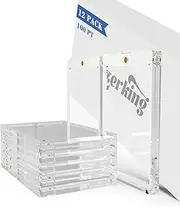 Lzerking Magnetic Card Holders - 12 Pack, One Touch Holder for Trading, Baseball, Sports Cards
