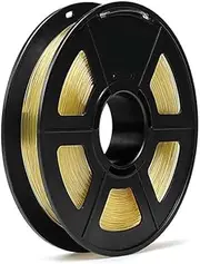 PVA 3D Printer Filament 1.75mm 0.5KG 3D Printing Filament Support Material Water Soluble (Transparent Yellow)