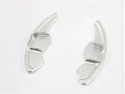 Car Steering Wheel Shift Paddles for Genesis Coupe 2012-2013-2014 Car Steering Wheel Shift Paddle Cover Shift Extension Rod HTEOPOEKFR(Silver)