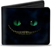 [Buckle-Down] Men's Tim Burton's Cheshire Cat Eyes & Teeth + Tree Pose, Multicolor, Standard Size