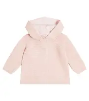 [Stella McCartney Kids] Stella McCartney Kids Baby hooded cotton cardigan M 24 pink