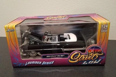 Jada Toys Street Low Rider Series 1953 Chevy Bel Air 1:24 Diecast Black NIB》42