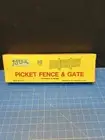 Atlas 776, White Picket Fence & Gate, 72" Inches, Train Layout Scenery, HO Scale