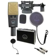 AKG C414 XLII with Pop Filter, XLR Cable and Polishing Cloth