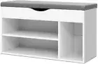 Artiss Shoe Rack Storage Bench Cabinet Box Drawer Organiser Shoes Shelf Drawers